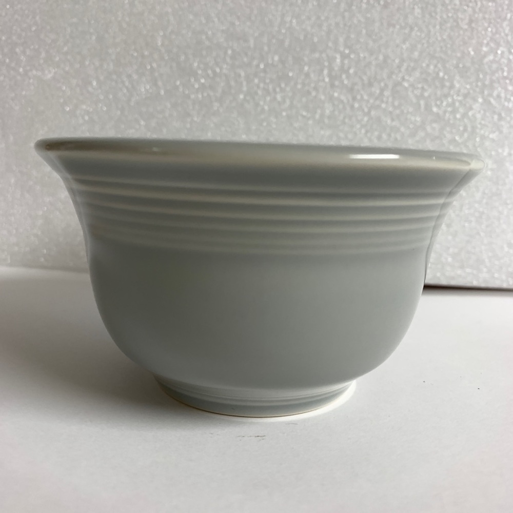 Fiesta Ware Retired P Gray Bouillon Prep bowl New!